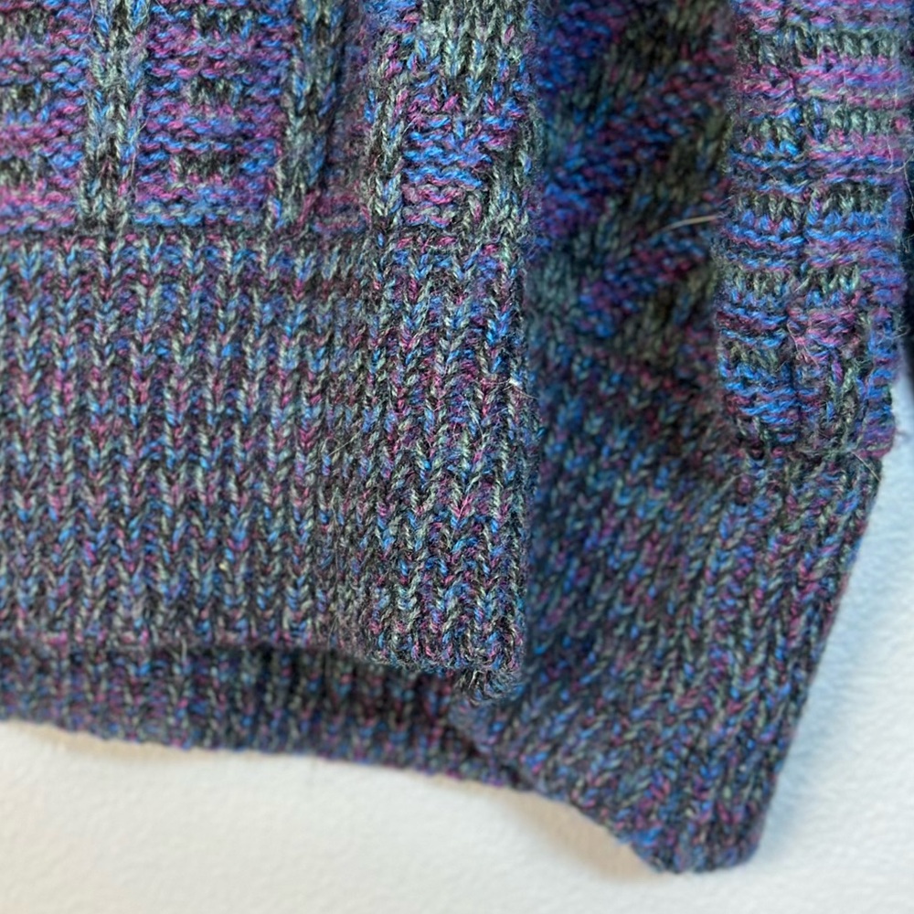 Vintage Multi-colored Method Sweater - Medium - Picture 4 of 5